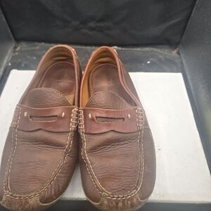 Trask Tan Leather Slip-On Loafers Men‎ Size 10